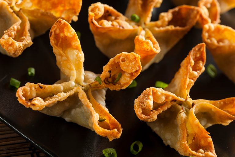 Crab Rangoons with Sweet and Sour Sauce